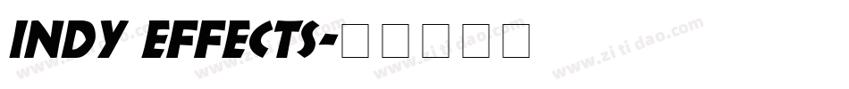 Indy Effects字体转换